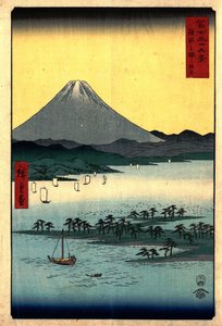 Het dennenbos van Mio door Utagawa Hiroshige
